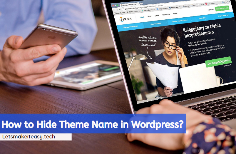 How to Hide Theme Name in Wordpress?