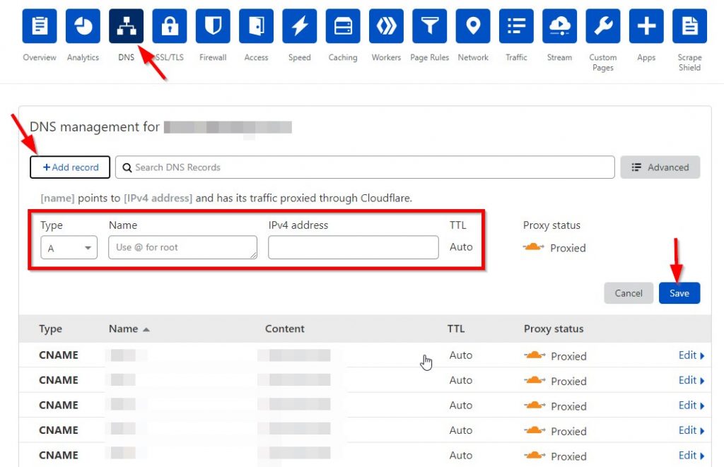 How to Point a Domain to Hosting Server Through Cloudflare 