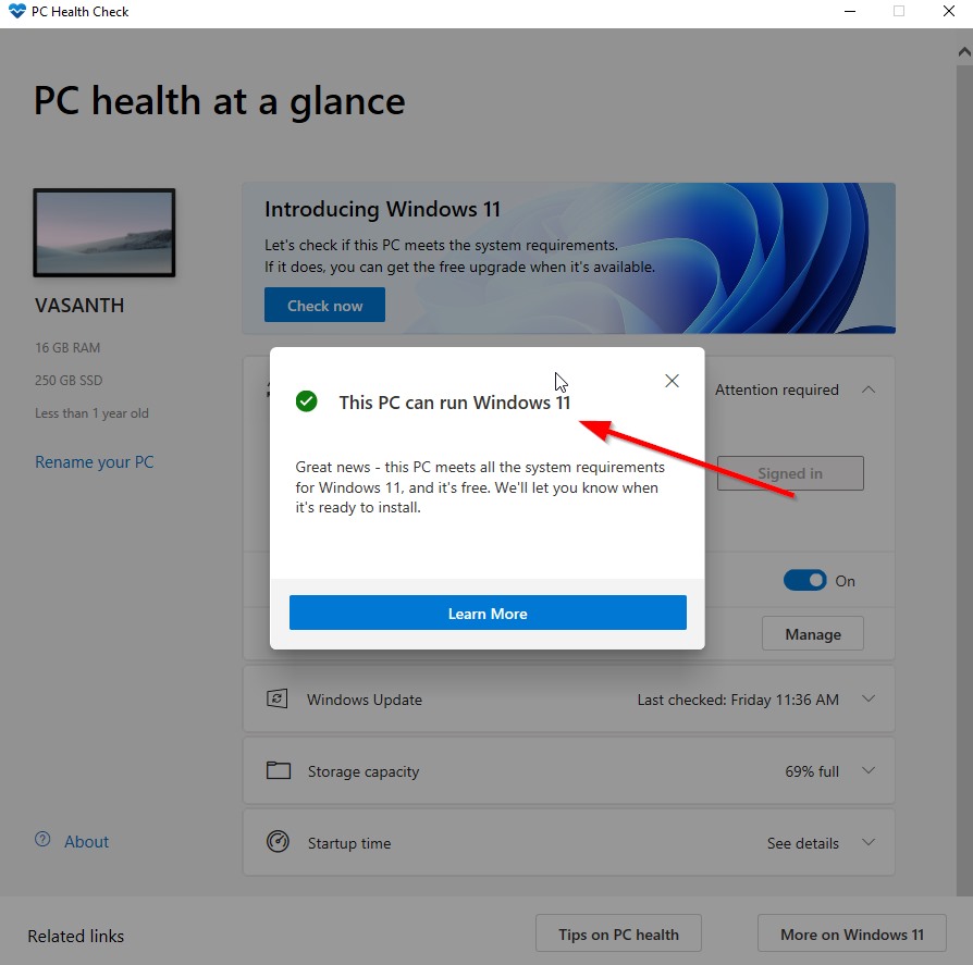 How to Fix "This PC can't run Windows 11" Problem