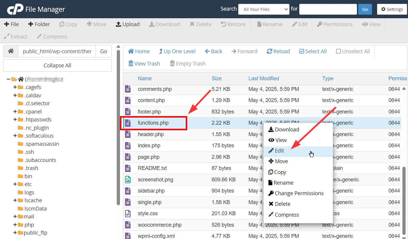 How to Create/Add an Admin User in WordPress using FTP or cPanel File Manager?